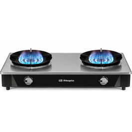 Orbegozo FO 2730 Hornillo de Gas con 2 Quemadores